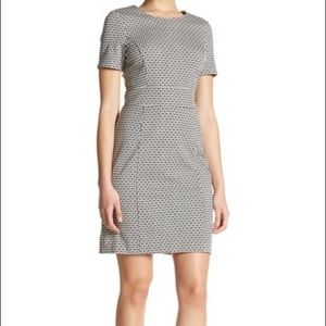 Amanda + Chelsea NWOT Black and white 8P dress